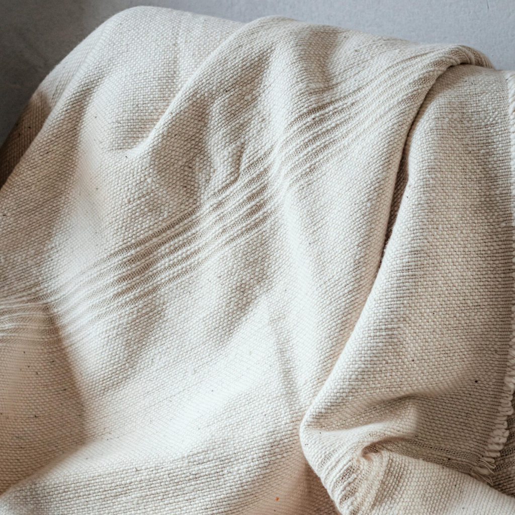 Manta Crudo con texturas - 100% Algodón