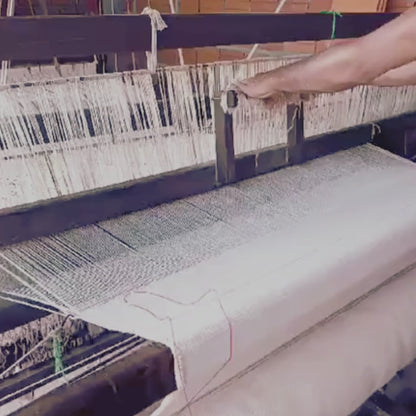 Manta Crudo con texturas - 100% Algodón